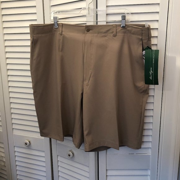 Ben Hogan men athletic tan shorts, 42 - Picture 1 of 9